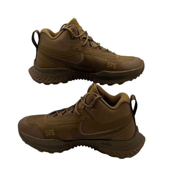 NIKE React SFB Carbon Trail Coyote Brown Beige Mid Boots Men's CK9951-900 - Picture 9 of 16